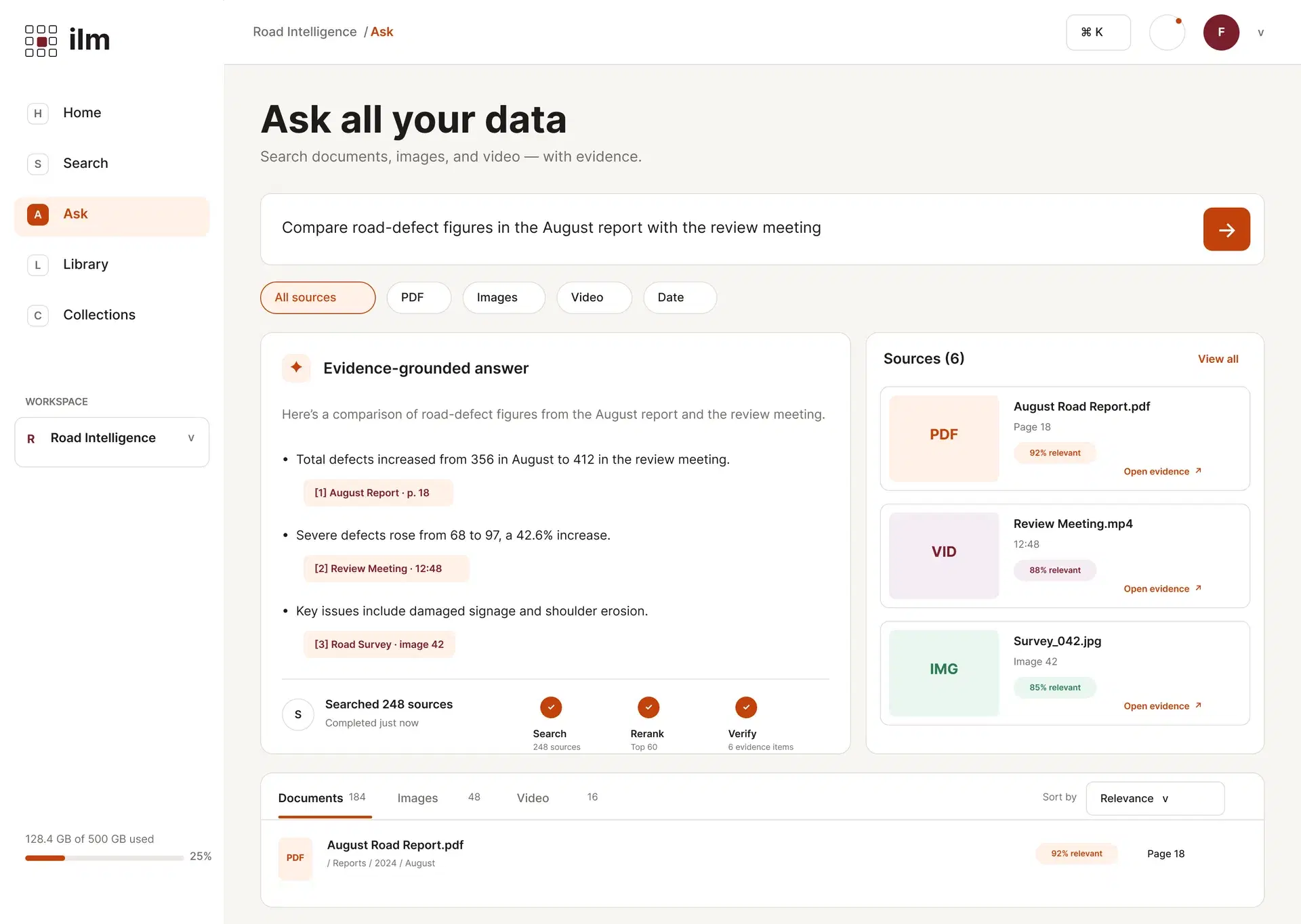ilm — Multimodal Knowledge Engine screenshot 1