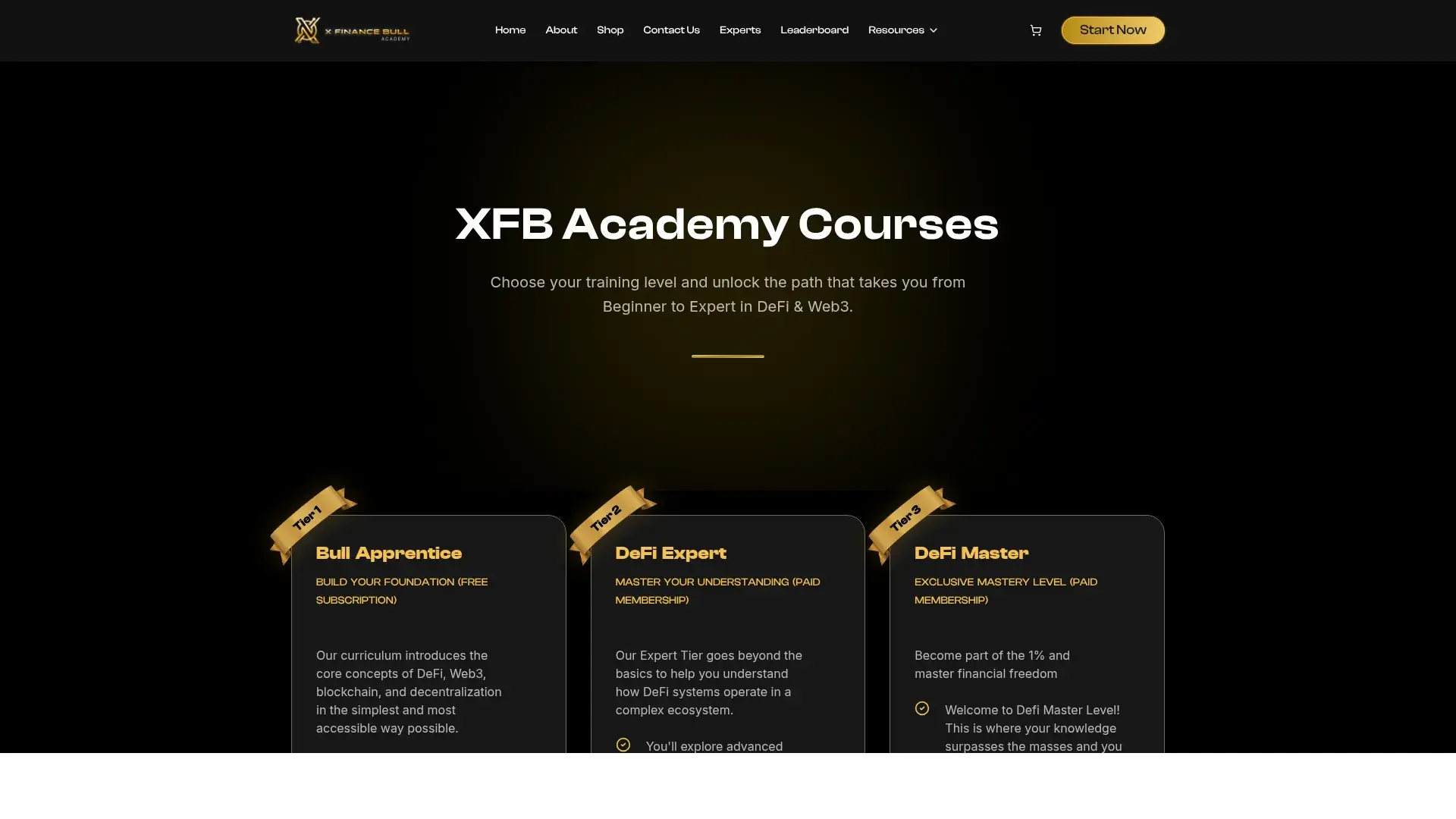 X Finance Bull — Web3 & DeFi Academy screenshot 2