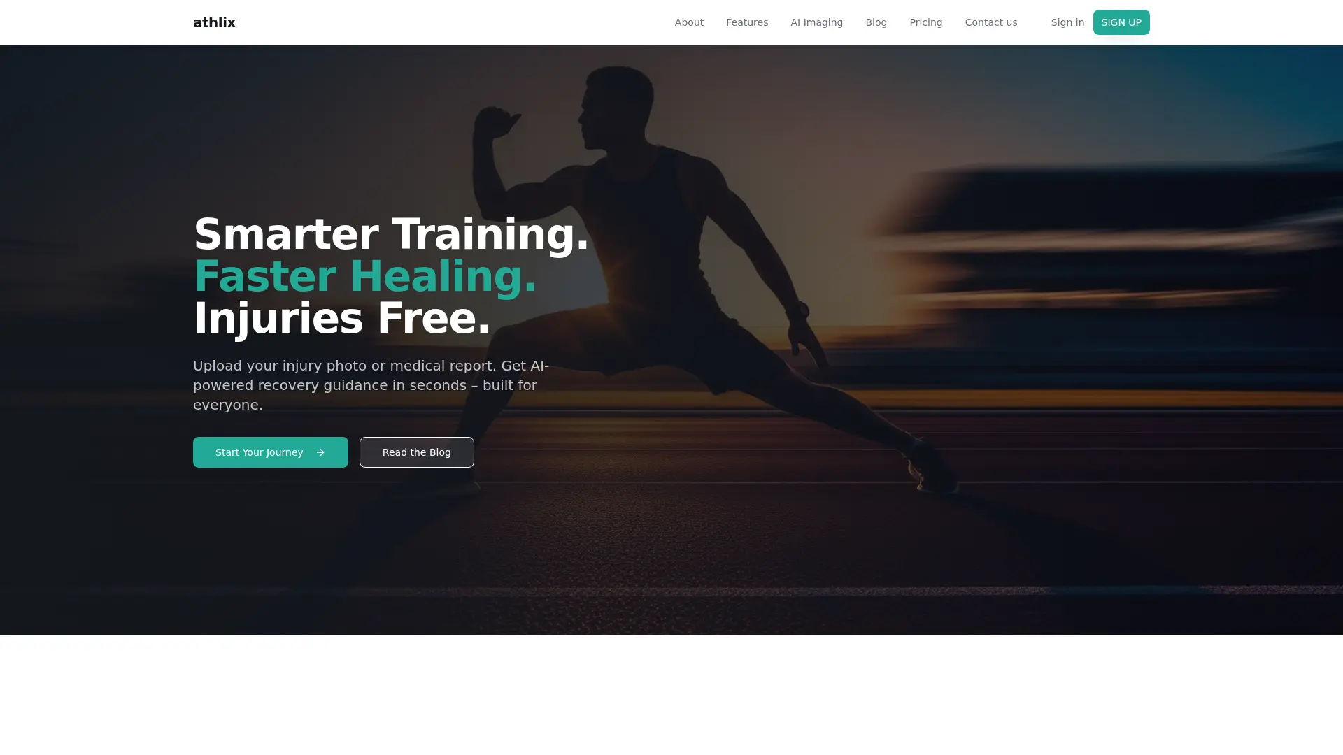 Athlix — AI Recovery & Injury Prevention